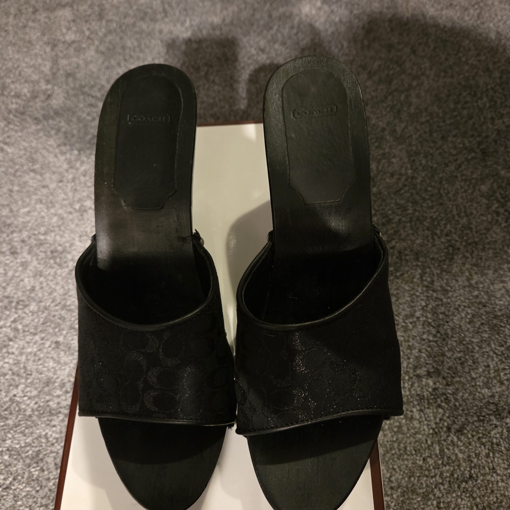 Coach Black Women's Mules